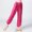 Hot Pink, variant on Girls Sequin Harem Pants Performance Glitter Sparkle High Waist Tapered Pants Dance Birthday Festival Party Pants
