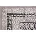 thumbnail image 6 of Ambient Rugs Bordered Transitional Rug - 2 ft. x 4 ft., Light Grey, Accent Rug with Geometric Pattern, 6 of 9