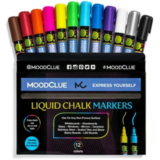 1pc 12pcs/set Liquid Chalk With 12 Colors Led Drawing Board Pen Acrylic  Panel Kids Erasable Watercolor Marker