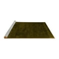 thumbnail image 2 of Ahgly Company Machine Washable Indoor Rectangle Abstract Yellow Contemporary Area Rugs, 2' x 5', 2 of 4