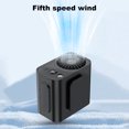 thumbnail image 4 of Ventilador Refrigeración Por Aire Con Carga USB 3600mAh Funciona Pilas 5 Engranajes para Exteriores E Interiores, 4 of 9