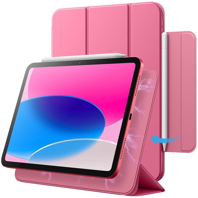 Funda para Tablet JETech para iPad 11ª/10ª Generación Magnética Rosa
