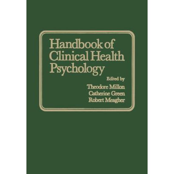Pre-Owned Handbook of Clinical Health Psychology (Hardcover) 0306409321 9780306409325