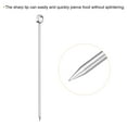 thumbnail image 5 of Unique Bargains Metal Cocktail Toothpicks Round Ring Drink Picks Cocktail Skewers for Wedding Party 12 Pcs Silver, 5 of 6