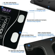 Smart Digital Scale for Body Weight and Fat, Rechargeable Bathroom Weight Scale with 13 Body Composition Metrics BMI