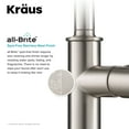 thumbnail image 6 of KRAUS Sellette Spot Free Stainless Steel Finish Kitchen Bar Faucet, 6 of 9