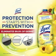 Lysol All Purpose Cleaner, Multi-Surface Disinfectant Floor Cleaner for Mopping Solution, for Bathroom & Kitchen, Lemon & Sunflower, 48 fl oz