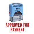 thumbnail image 1 of APPROVED FOR PAYMENT Office Stationary Shiny Stamp Self Inking Rubber Stamp, 1 of 3