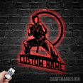 thumbnail image 2 of Craftnamesign Custom Karate Martial Arts Metal Wall Art with LED Light, Custom Karate Name Sign, 2 of 5
