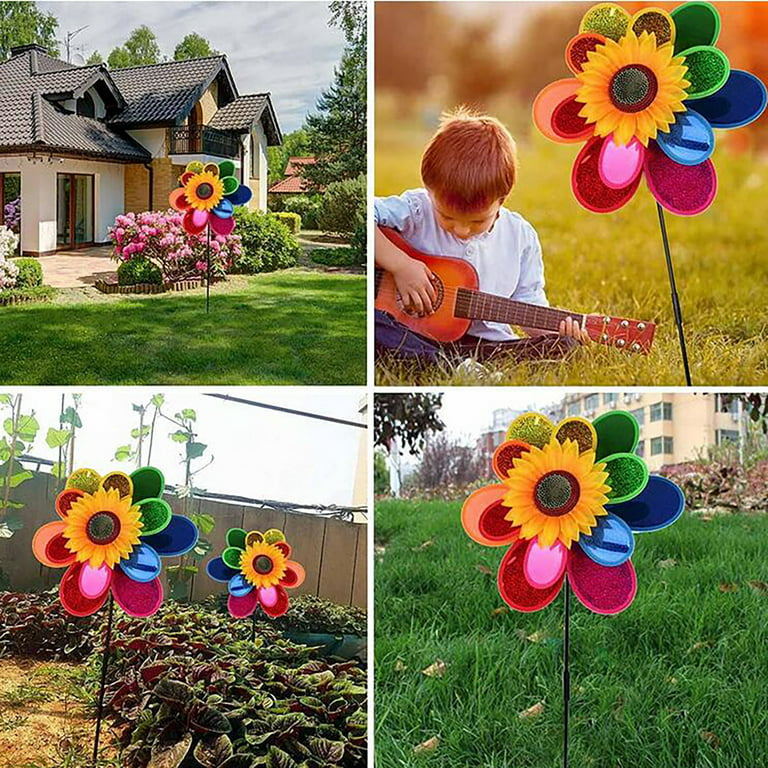 Wind Spinner, Crochet Spinner, Yard Art, Fiber Art, Yard Decor, Patio Decor  