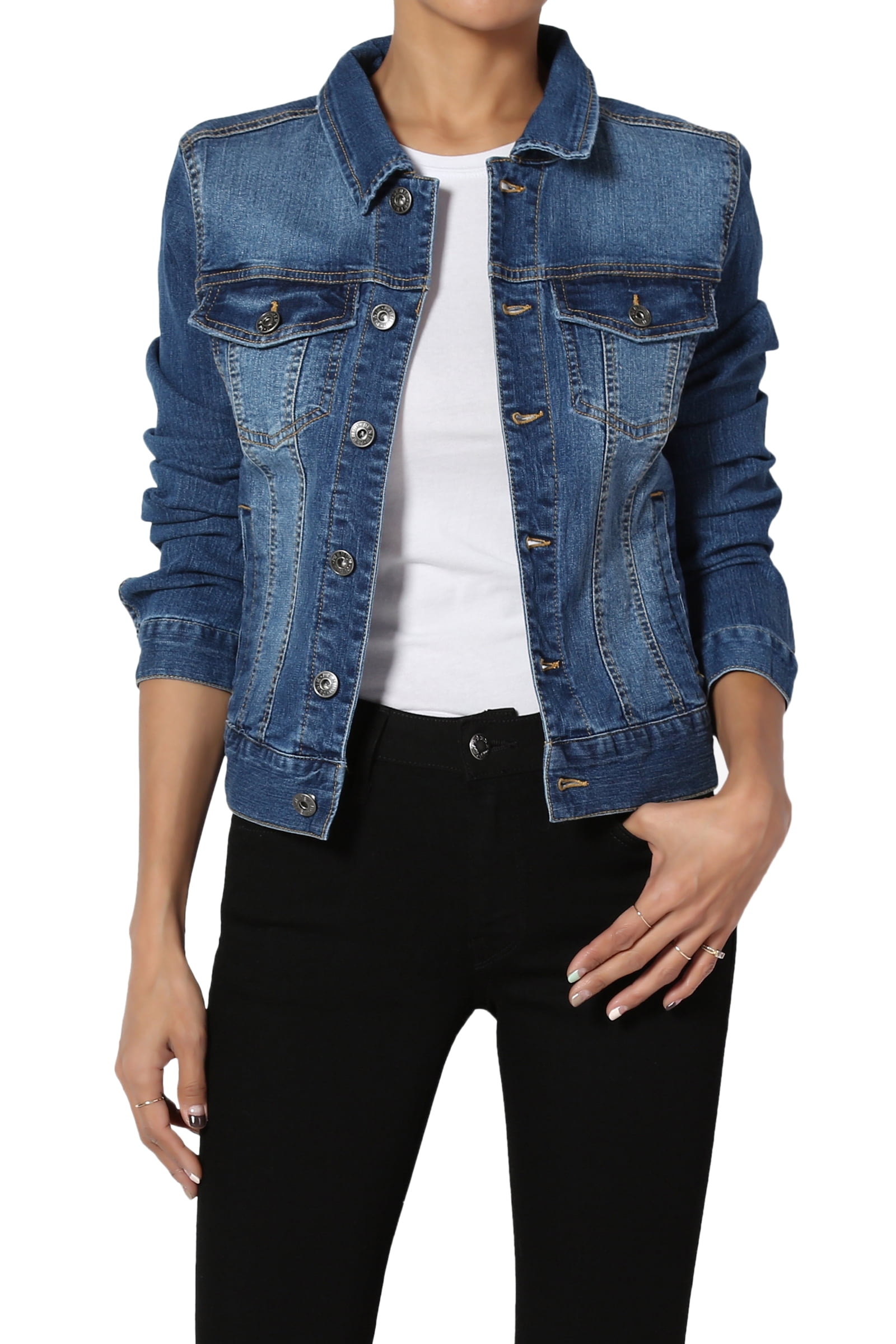 lightweight stretch denim jacket