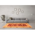 thumbnail image 3 of Ahgly Company Indoor Square Oriental Orange Traditional Area Rugs, 6' Square, 3 of 4