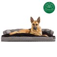 thumbnail image 4 of FurHaven | Plush & Decor Comfy Couch Pillow Sofa Pet Bed for Dogs & Cats, Diamond Brown, Jumbo, 4 of 9