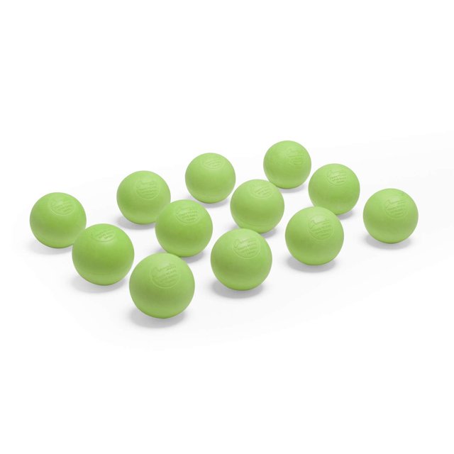 Champion Sports Balles de Crosse Officielles (Vert, Lot de 12)