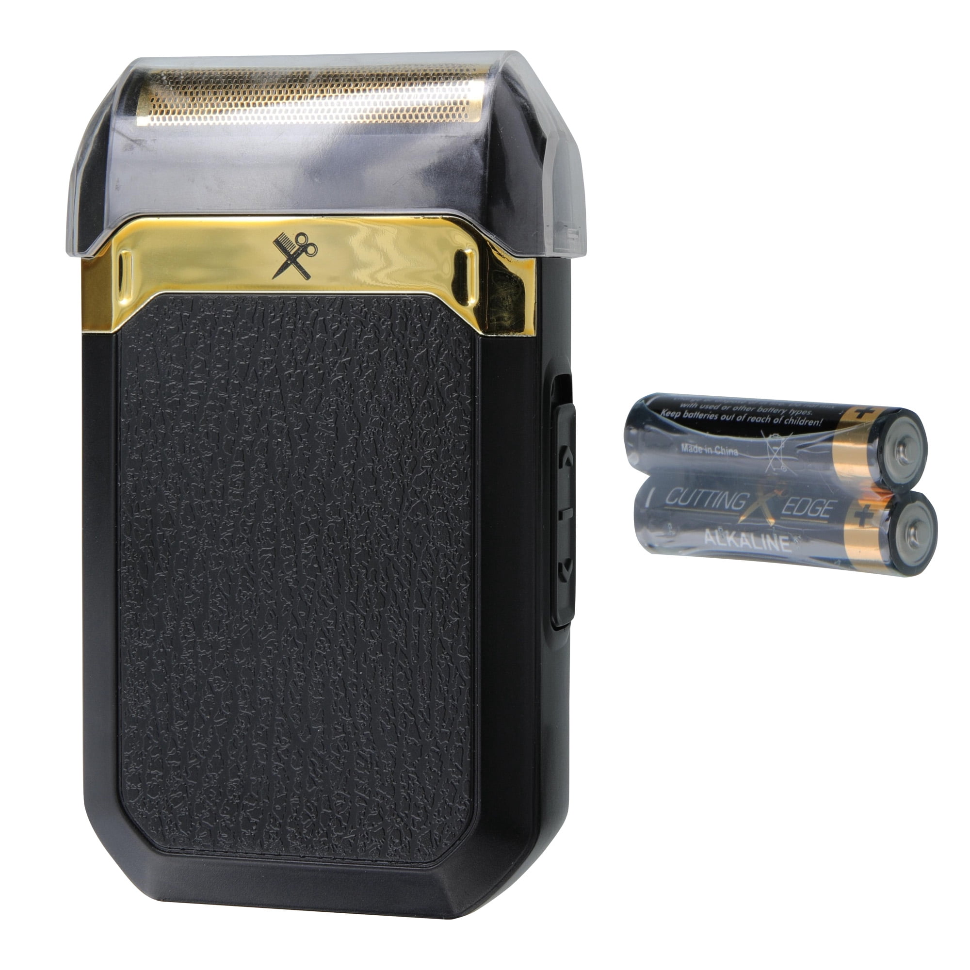 Cutting Edge Foil Travel Shaver - Compact, Hypoallergenic Titanium Blade, Battery Powered