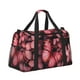thumbnail image 2 of Fotbe pink butterfly Bolsa de Viaje con Estampado, Bolsa de Fin de Semana para Mujer con Compartimento para Zapatos, Bolsa de Gimnasio con Bolsillo Húmedo, 2 of 7
