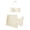 White #72, variant on Dresfit Minimal Coverage Two Piece Swimsuit - Modern Cut Bikini Set Coffee XL