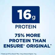Ensure Plus Nutrition Shake, Vanilla, 8 ounce Bottle, Pack of 48