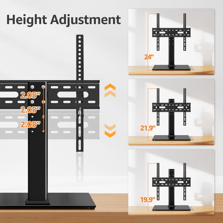 HOMOUNT Universal Tabletop TV Stand for 24" to 60" TVs photo 7