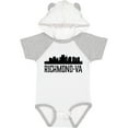 thumbnail image 3 of Inktastic Richmond Virginia City Skyline Boys or Girls Baby Bodysuit, 3 of 5