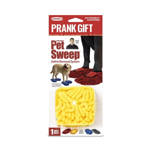Regalo de broma Prank-O: Pet Sweep, regalo de mordaza hilarante y complicado, idea de regalo extraña para bromistas. Divertido para novia, novio, amante de las mascotas o fanático de la limpieza en tu