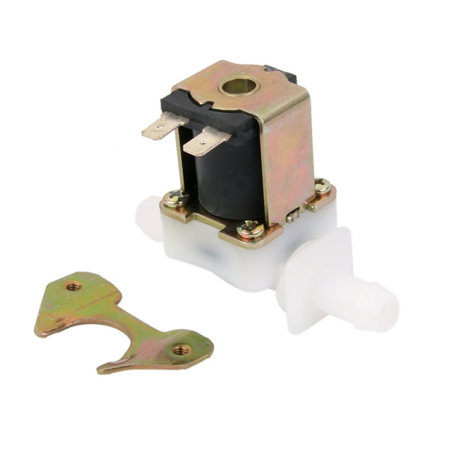 Almencla DC 12V 1cm Électrovanne Normalement Fermée N/C Interrupteur de Débit d'Air d'Eau