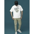 thumbnail image 2 of More Glamour - Starry Sparkle Retro Emoji Graphic Men's T-shirt, 2 of 4