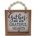 thumbnail image 1 of Wall Wood Sign Wood Bead String Farmhouse Wall Sign Rustic Wall Hanging Sign, 1 of 1