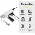 thumbnail image 4 of NXT Technologies™ 4-Port USB 2.0 Hub, White (NX29758), 4 of 7