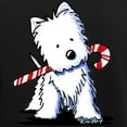 thumbnail image 3 of CafePress - Kiniart Candy Cane Westie Women's Dark Pajamas - Women's Short Sleeve Print T-Shirt and Pants Dark Cotton Pajama Set, 3 of 7