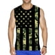 thumbnail image 2 of Hombres Casual Cuello Redondo Jersey Bandera 3D Impresión Digital Camiseta Tops Chaleco Pompotops  oipoqjl30562, 2 of 5