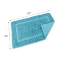 thumbnail image 3 of Martex Cotton Bath Rug | Ringspun Soft & Absorbent Non-Slip Quick-Dry Bathroom Mat | Island Blue, 3 of 9