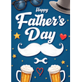 thumbnail image 3 of Decorative Design Happy Father's Day Banner Beer Mug Design Tool Theme for Father's Day Party Celebration Event Decoration, 3 of 7