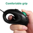 thumbnail image 4 of KAKOWELY Mini Souris Trackball Portable à Main Alimentée par USB 4D (Noir), 3.15"X2.05"X1.97 Pouces, 4 of 5