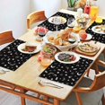 thumbnail image 2 of Occult Halloween Pattern Summer Placemats Table Placemats Set Of 4-Linen Kitchen Washable Placemats Table Mats 11.8"x17.7" Non-Slip Heat Resistant, 2 of 6