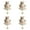 Gold, variant on 4PCS Christmas Angel Doll Decoration Hanging Ornaments for Christmas Tree, Plush Angel Ornaments for Xmas Holiday Party Home Decor Thanksgiving Birthday Wedding Valentine's Day Celebration Gifts