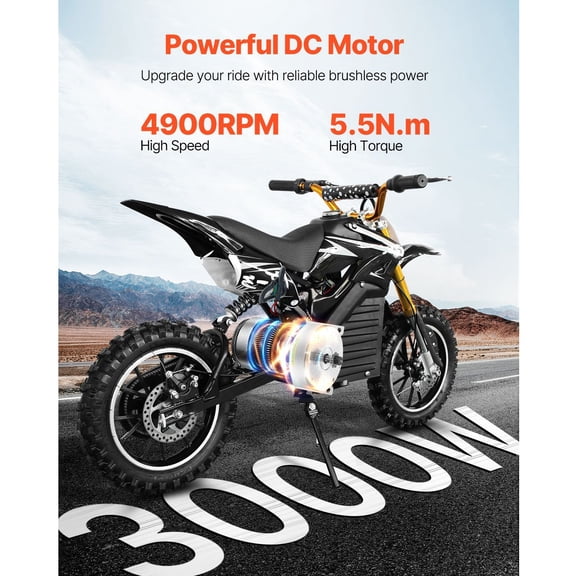 3000W Electric Brushless DC Motor Kit 72V 4900rpm with Upgraded Speed Controller and Throttle Grip for Go Karts E Bike Motorcycle Scooter DIY