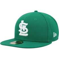 Men's New Era Kelly Green St. Louis Cardinals White Logo 59FIFTY Fitted Hat