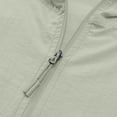 thumbnail image 5 of LEKWK Hooded Jacket for Men Sun Protection Lightweight Windbreaker Full Zip Activewear with Side Pockets for Hiking Running Travel Camping Mint Green M, 5 of 6