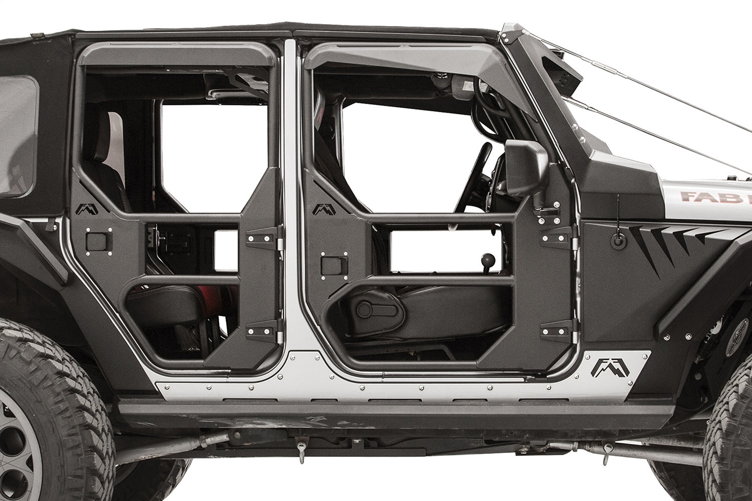 2007-2017 JEEP JK FRONT FULL TUBE DOOR BARE