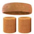 thumbnail image 2 of Sweatbands Set Colorful Headband Wristband Elastic Athletic Sweat Absorbing Sweatband for Men and Women, 2 of 2
