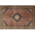 thumbnail image 1 of Ahgly Company Indoor Rectangle Traditional Orange Salmon Pink Medallion Area Rugs, 8' x 10', 1 of 6