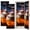 Color 1, variant on 2 Pcs School Locker Magnetic Wallpaper 12" x 36" Burning Soccer Ball Fiery Flames Reusable Removable Locker Accessories Back to School Supplies