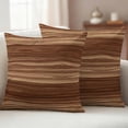 thumbnail image 2 of Brown Western Outdoor Pillow Covers 24x24 Set of 2,Waterproof Patio Throw Pillowcase Protectors,Vintage Farmhouse Wood Barn Door Square Decorative Pillow Shams Cushion Covers for Seat Bed Couch Sofa, 2 of 8