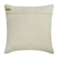 thumbnail image 3 of The HomeCentric Throw Pillow Cover With Zipper Decorative Ivory & Gold Pack of 2 18"x18" (45x45 cm) Cushion Covers Silk Marble Textured & Pintucks Throw Pillows For Couch Abstract Modern - Celestia, 3 of 3