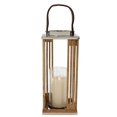 thumbnail image 2 of Sagebrook Home Porte-ouragan en Bois de 16 Po, Naturel, 2 of 2