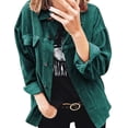 thumbnail image 1 of FOCUSNORM Cardigan Col Rond à Manches Longues Boutonné pour Femme, 1 of 10