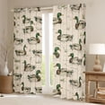 thumbnail image 2 of Feelyou Wildlife Duck Blackout Curtains Set of 2 (52x84 Each), Rustic Window Curtains, 2 of 6