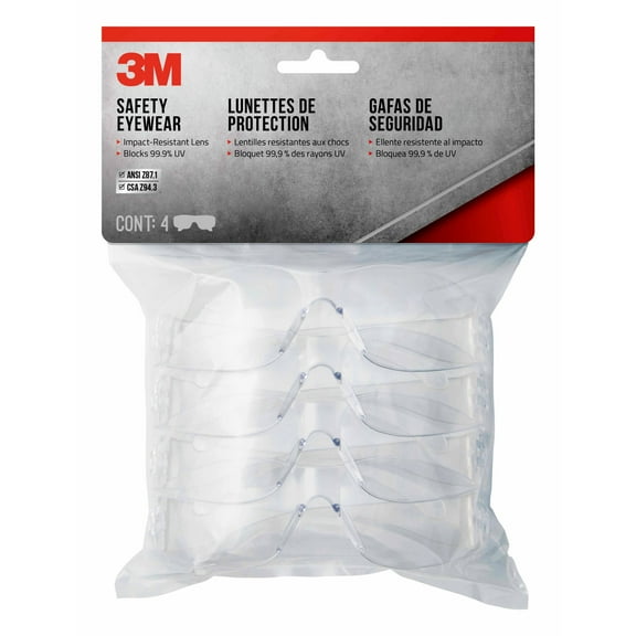 3M Tekk Protection Safety Glasses