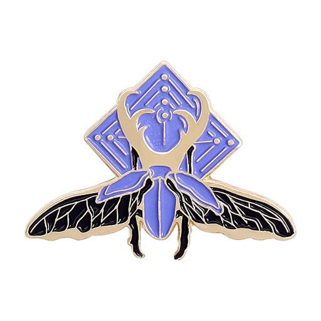 Broche de serie animal creativo, diseño exquisito, conjunto de piezas de mariposa luminosas de dibujos animados, accesorios de insignia